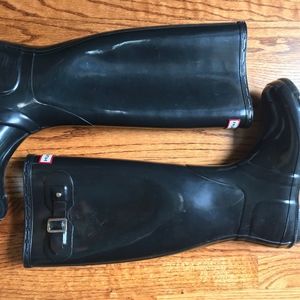 Hunter Women's Original Tall Rain Boots (Black)